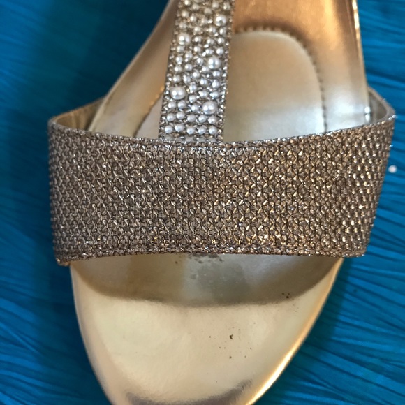 ross Shoes Gold Sequins Sandals Poshmark